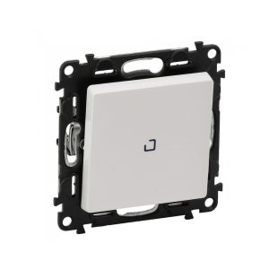 Кръстат ключ с подсветка LED 0.15мА цвят бял Valena Life Legrand