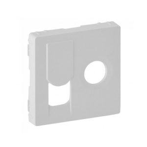 Лицев панел за TV+RJ45 розетка цвят бял Valena Life Legrand