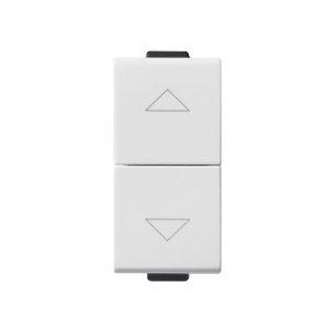 Бутон за щори 1P NO+NO 10A Бял 1M VIMAR NEVE UP