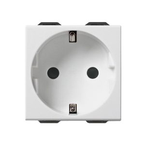 Контакт SICURY немски стандарт 2P+E 16 A 250 V~ Бял, 2M VIMAR NEVE UP