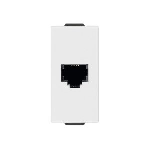 Телефонна розетка RJ11 6/4 Бял 1М VIMAR NEVE UP