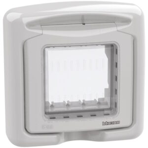 Капак противовлажен IP55 2 мод. цвят Светлосив Classia Bticino