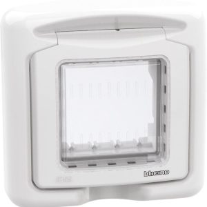 Капак противовлажен IP55 2 мод. цвят Бял Classia Bticino