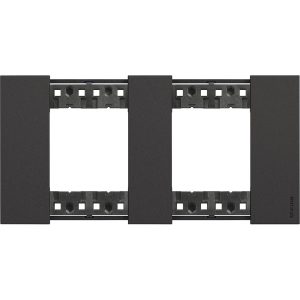 Рамка 2x2 мод. цвят Черен (Black) Living Now Bticino