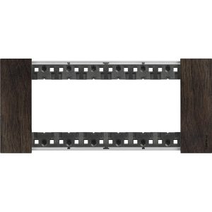 Рамка 6 мод. дървена цвят Орех (Walnut) Living Now Bticino