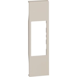 Лицев панел за единични розетки RJ45/LED лампа K4381/RCA 1 мод. цвят Крем Living Now Bticino