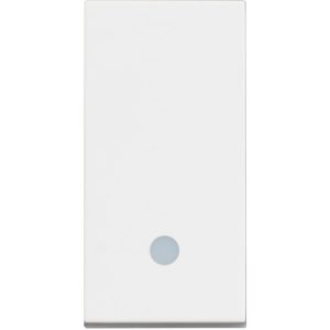 Девиаторен ключ с LED индикация 1 мод. 10A цвят Бял /блистер/ Classia Bticino.