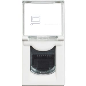 Розетка RJ45 cat.5e UTP 1 мод. цвят Бял /блистер/ Classia Bticino.