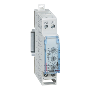 004744 Реле за време мултифункционално 8x 0.1s-100h 1c/o 8А 12...230VAC 1M LEGRAND