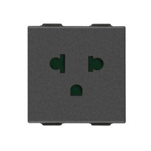 2P+E 16A USA+EU SICURY outlet Мултистандартен контакт Карбон Мат 2M VIMAR NEVE UP
