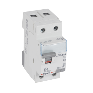411565 Дефектнотокова защита TX³-ID 2P 100mA тип A 40A LEGRAND