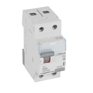 411566 Дефектнотокова защита TX³-ID 2P 100mA тип A 63A LEGRAND