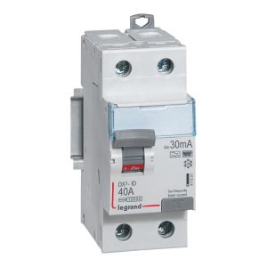 411591 Дефектнотокова защита TX³-ID 2P 30mA тип F 40A LEGRAND