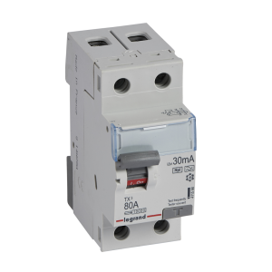 411598 Дефектнотокова защита TX³-ID 2P 30mA тип F 80A LEGRAND