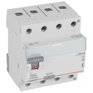 411768 Дефектнотокова защита TX³-ID 4P 30mA тип A 100A LEGRAND