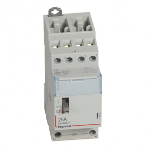 412551 Модулен контактор CX³ 25A 4NO 230V~ с ръкохватка 2М LEGRAND