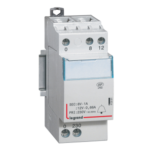 413091 Модулен звънчев трансформатор 8VA 8…12V 2M LEGRAND