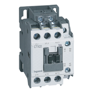 416086 Контактор CTX3-22 3P 4kW (9A AC-3) 1NO/1NC 230V 50/60Hz LEGRAND
