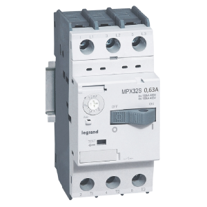 417303 Моторна защита MPX3-32S 0.12kW TM 0.4/0.63A 100kA LEGRAND