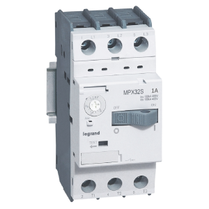 417304 Моторна защита MPX3-32S 0.25kW TM 0.63/1A 100kA LEGRAND