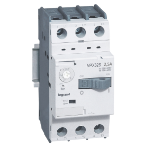 417306 Моторна защита MPX3-32S 0.75kW TM 1.6/2.5A 100kA LEGRAND
