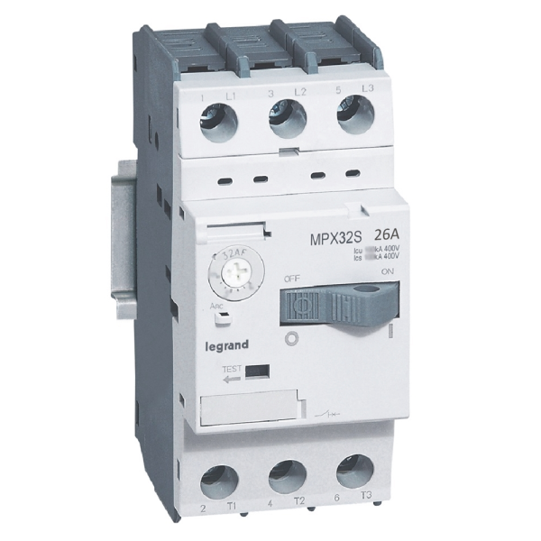 417314 Моторна защита MPX3-32S 11kW TM 18/26A 15kA LEGRAND