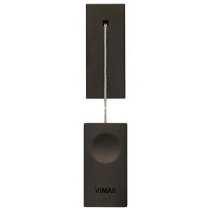 Бутон с корда Linea, 1Р NO/NC 10 A 250 V~ 1M. с копче и кабел 1,5м. Черен Vimar
