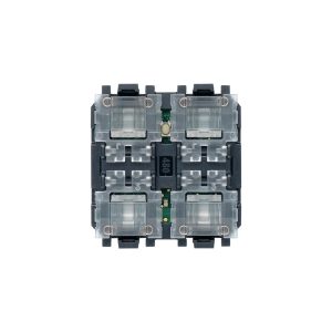 Механизъм с 4 бутона Linea "Хотелско решение" 1P NO 24V 2M Vimar