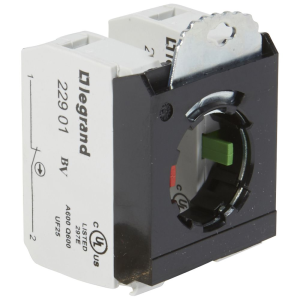 022976 Основа 3х с контактен блок 1NO/1NC Ø22mm Osmoz LEGRAND