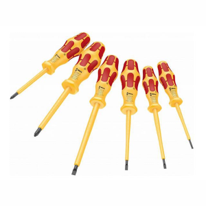 Комплект отвертки 4х шлиц и 2х PH 106x/6 Kraftform VDE 1000V WERA