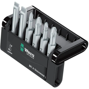 Комплект 6х бита и държач 893/4/1 K Bit-Check 7 Universal WERA