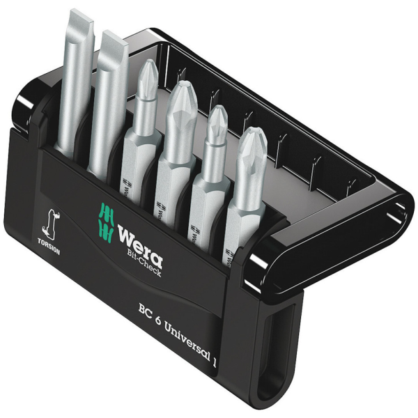 Комплект 6х бита х50мм Bit-Check 6 Universal WERA