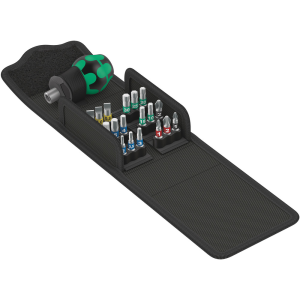 Комплект отвертки 1x ръкохватка и 18х бита Kraftform Kompakt Stubby WERA