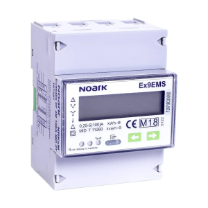 107297 Ex9EMS Смарт електромер 3P 4 модула 100A ModBus модул 2 тарифен LCD дисплей MID Сертификат NOARK