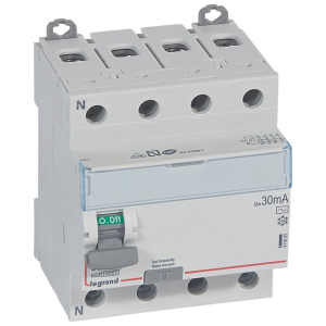 411663 Дефектнотокова защита DX³-ID 4P 30mA AC LN 80A LEGRAND