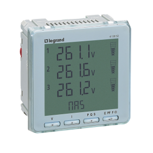 412052 Мрежов анализатор за ИНДИРЕКТНО мерене на ел. енергия EMDX3 Modbus за панелен монтаж LEGRAND