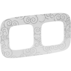 Legrand Allure рамка 2 х нарцис хром