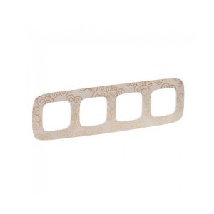Legrand Allure рамка 4 х нарцис злато