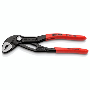 Клещи раздвижени Cobra червена ръкохватка 150мм KNIPEX