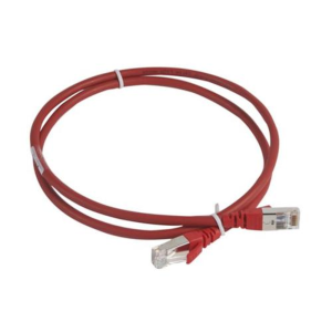Корда Cat.6A S/FTP LSZH червена – 1m LCS3 LEGRAND