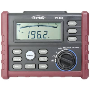 Тестер за кабелна изолация CAT III 1000Vdc 0.01MΩ...100GΩ LCD и звук Testboy TV 431 TESTBOY
