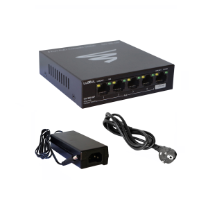 Мрежов комутатор 4x 1 Gbps PoE + 1x Gbps uplink порт 58W LEGRAND