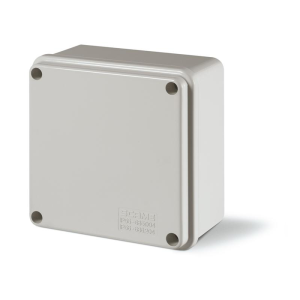 Кутия 100х100х50мм IP56 UV плътни стени затваряне с винт серия Scabox SCAME
