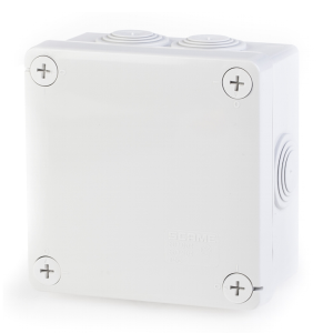 Кутия 100х100х50мм IP55 GW 960°C кабелни мембрани 7х29мм затваряне с пластмасов винт серия Cubik SCAME