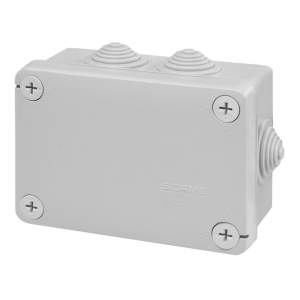 Кутия 150х110х70мм IP55 UV 10 кабелни мембрани за PG21 затваряне с винт серия Cubox SCAME