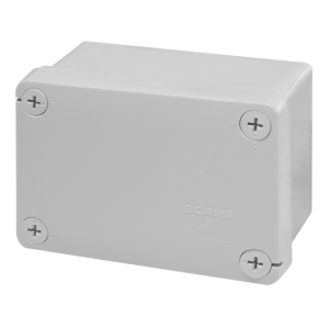 Кутия 120х80х50мм IP55 UV плътни стени затваряне с винт серия Cubox SCAME