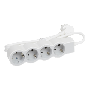 Разклонител БЯЛ 4x2P+E с кабел 3 метра / 3x1.5мм2 Standard NEW LEGRAND
