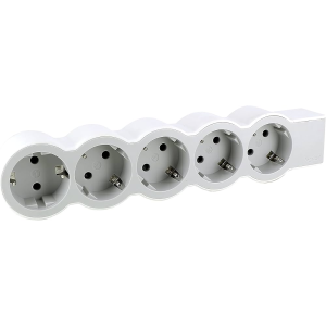 Разклонител БЯЛ 5x2P+E без кабел Standard NEW LEGRAND