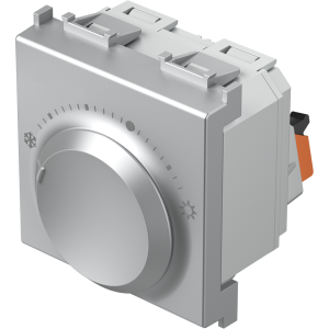 Термостат отопление 5-30°C 230V max 2А 2M, цвят Сребро мат, Modul TEM