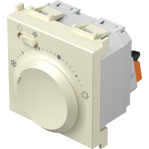 Термостат 5-30°C 230V max 1.5А 2M, цвят Крем гланц, Modul TEM